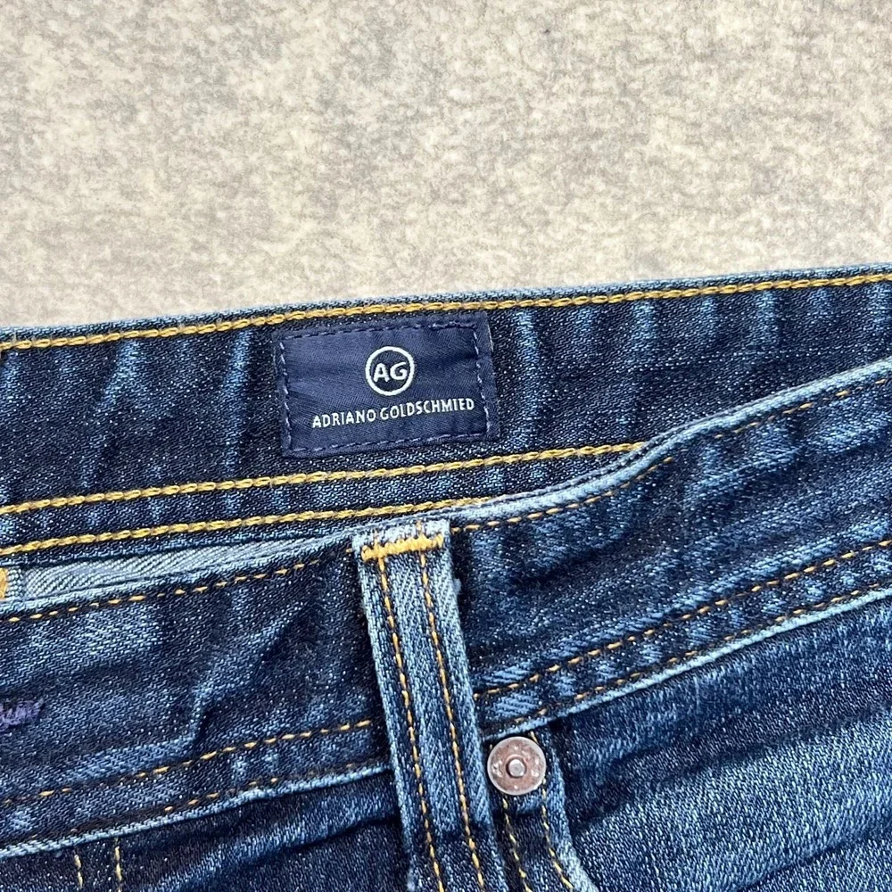 AG Adriano Goldschmied Mens The Graduate Jeans Blue Denim Tailored Leg USA 33x32